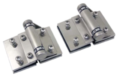 Semi Frameless Spring Hinge Kit - Glass to Glass