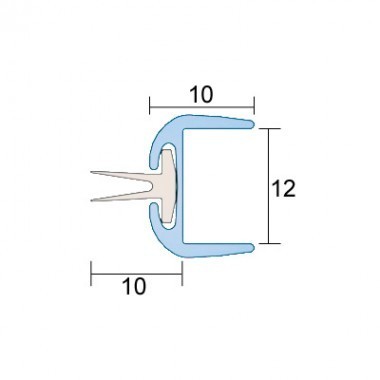 IS7340si-55si Astragal Seal