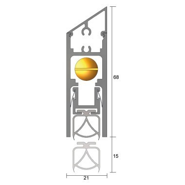 IS8020si Automatic Door Seal