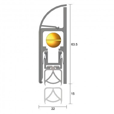 IS8091si Automatic Door Seal