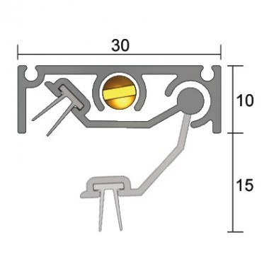 IS8210si Automatic Door Seal
