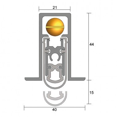 IS8530si Automatic Door Seal