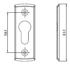 Cylinder Escutcheons