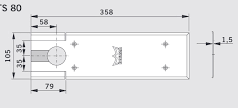 Cover Plate to suit BTS80