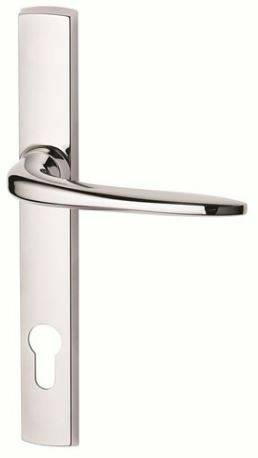 French Door Lock Furniture Palladium Summit L1 (non handed). 85mm Pitch (Distance between Centre of Handle and Centre of Cylinder)