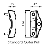 Yarra Ridge Sliding Door Lock