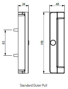 Yarra Horizon Sliding Door Lock